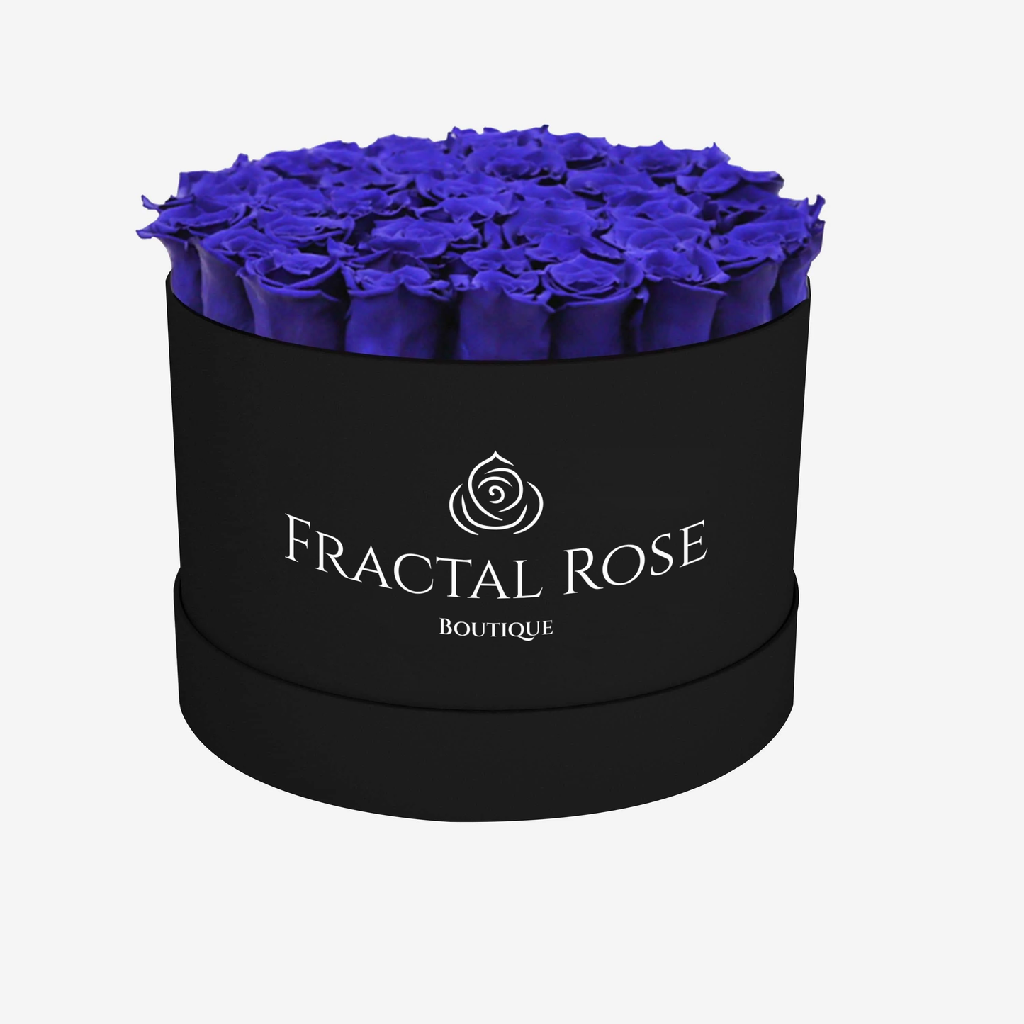 Grand Deluxe Round Box - Luxury Preserved Red Roses - Exquisite Arrangement - Timeless Beauty - Elegant Gift - Fractal Rose Collection