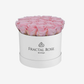 Pink Preserved roses in round box - Deluxe Round Box collection - Luxury eternal roses