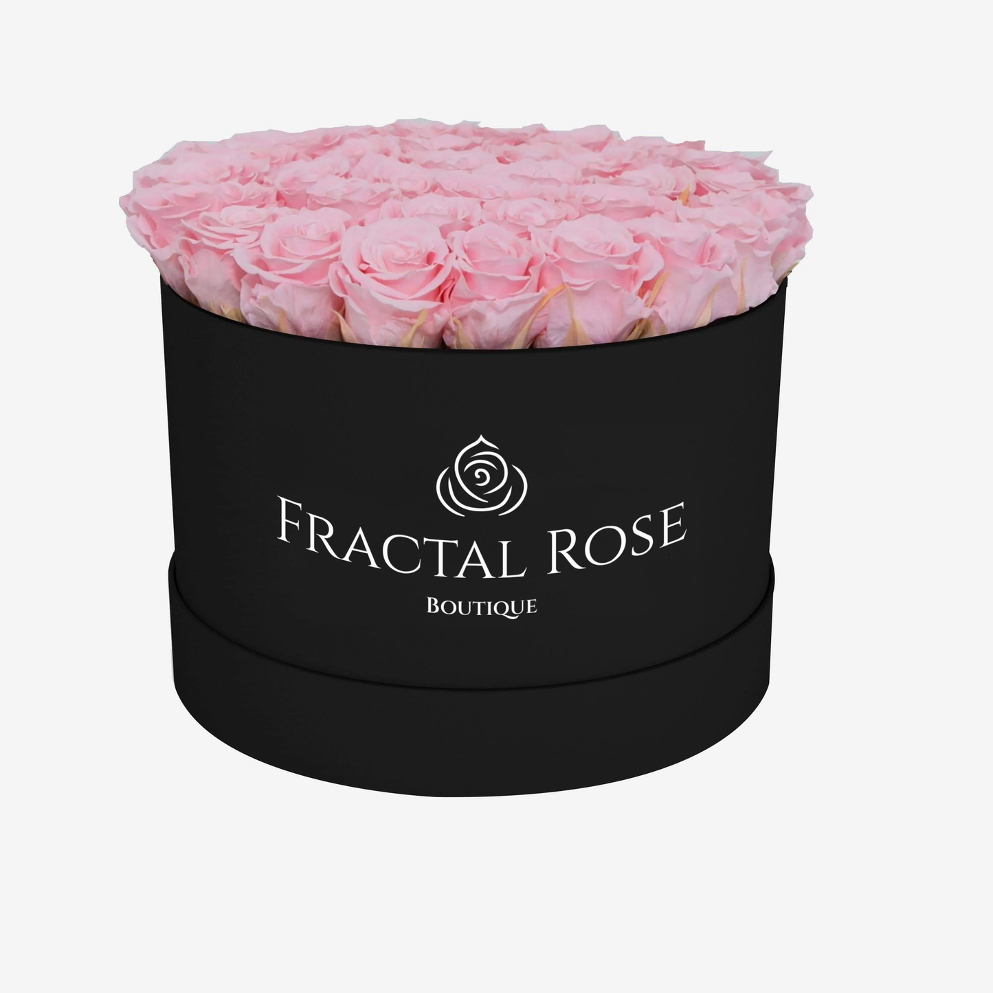 Grand Deluxe Round Box - Luxury Preserved Red Roses - Exquisite Arrangement - Timeless Beauty - Elegant Gift - Fractal Rose Collection