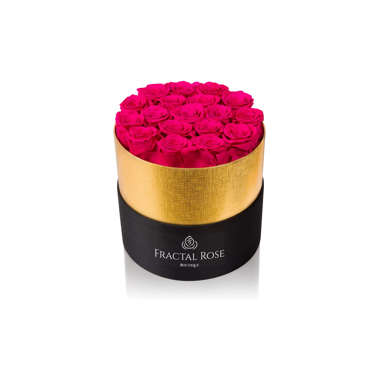 Shop Preserved Roses for Sale - Luxury Eternal Roses - Fractal Rose Collection - Gold Edge Box - Exquisite Floral Arrangements