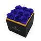 Luxury Preserved Roses - Fractal Box - Square Arrangement - Nine Roses - Exquisite Gift - Lasting Elegance - Fractal Rose Collection