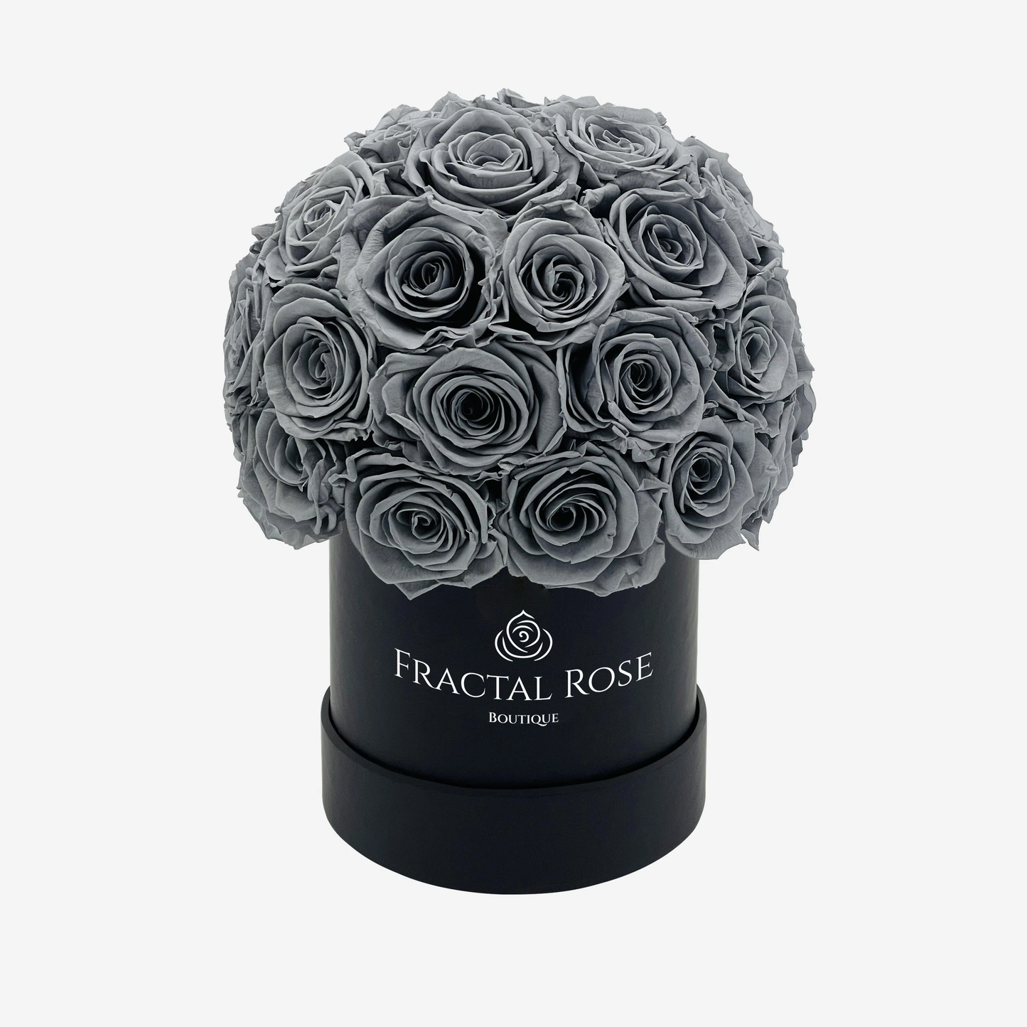 Le Majestic - Luxury Preserved Roses - Circular Box - 20-25 Roses - Elegance and Grandeur - Opulent Floral Arrangement - Fractal Rose Collection