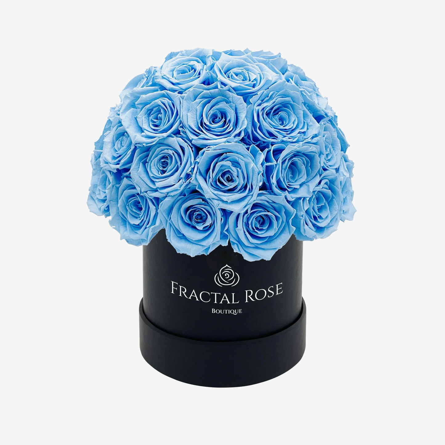 Le Majestic - Luxury Preserved Roses - Circular Box - 20-25 Roses - Elegance and Grandeur - Opulent Floral Arrangement - Fractal Rose Collection