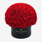 Le Majestic Supreme - Luxury Preserved Roses - Circular Box - 88-92 Eternal Roses - Elegance and Grandeur - Opulent Floral Arrangement - Fractal Rose Collection