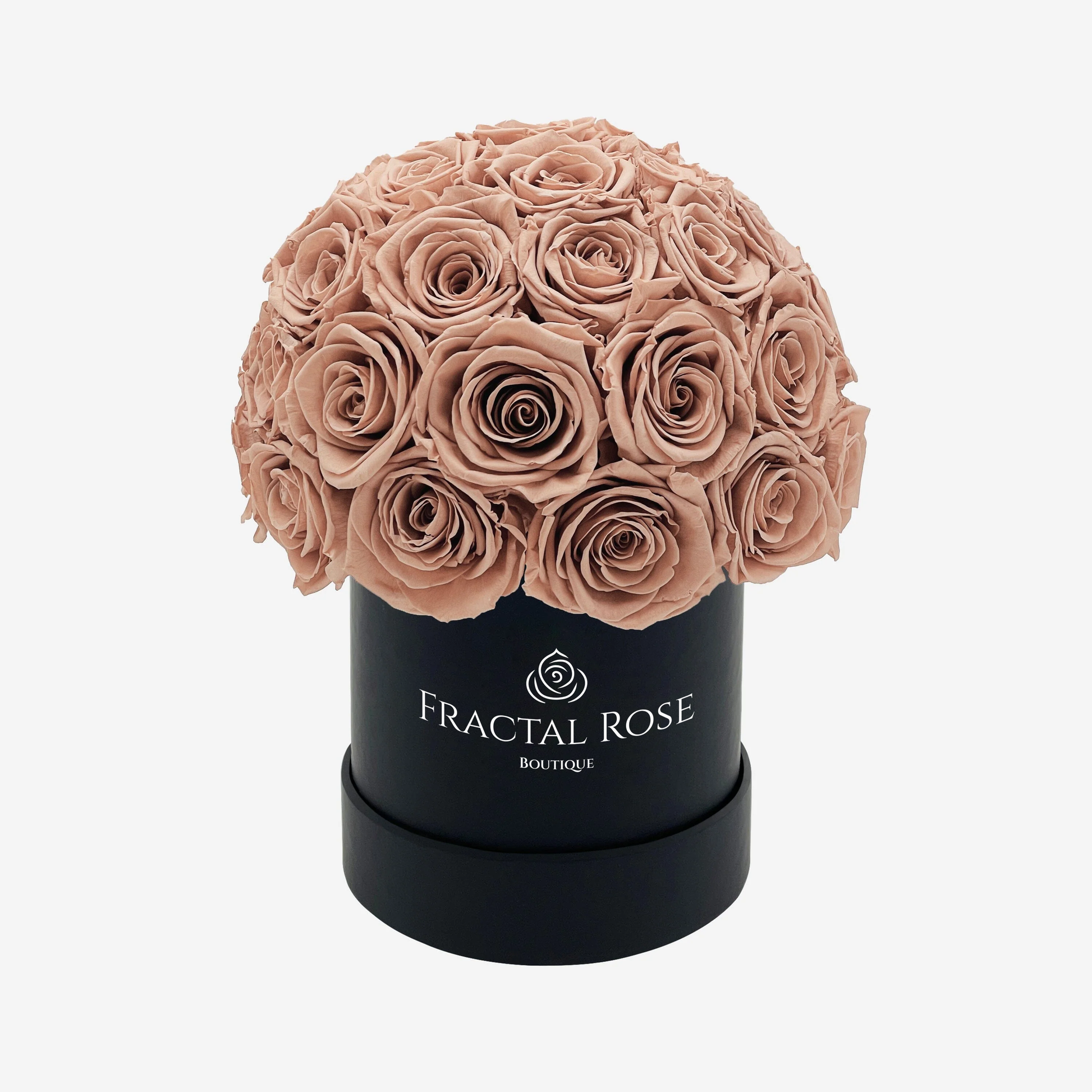 Le Majestic - Luxury Preserved Roses - Circular Box - 20-25 Roses - Elegance and Grandeur - Opulent Floral Arrangement - Fractal Rose Collection