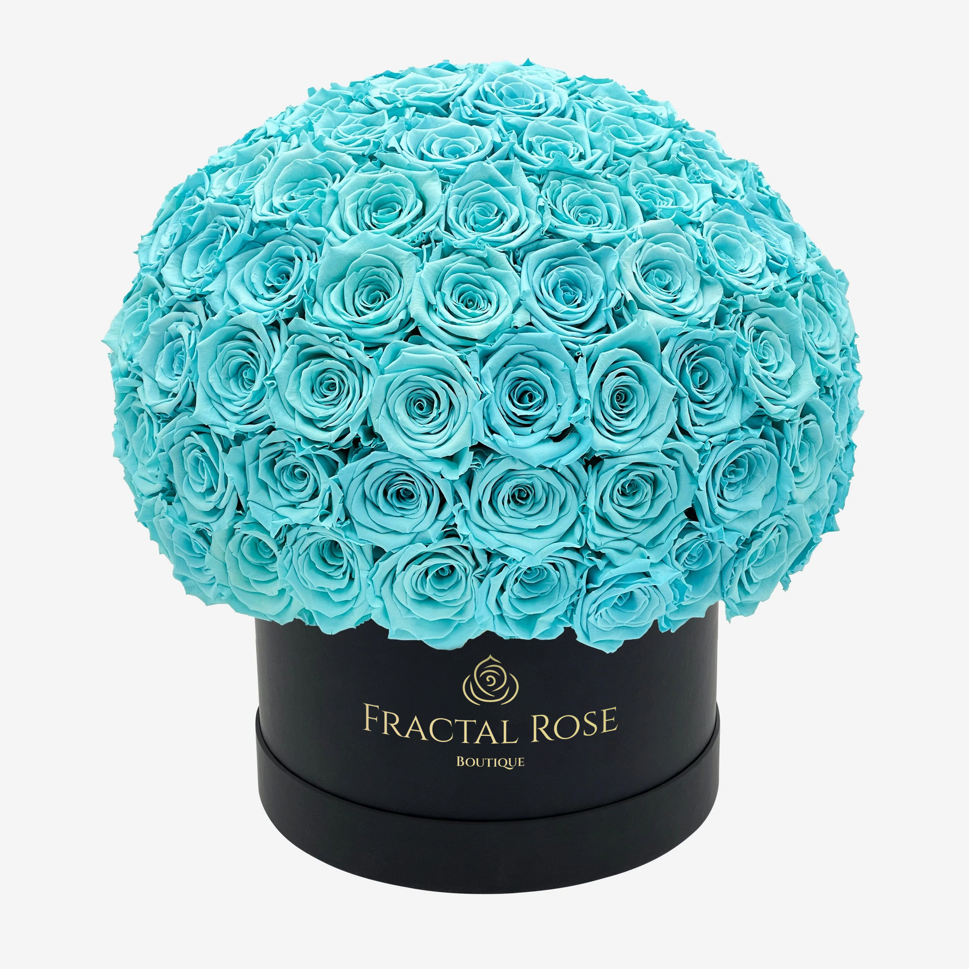 Le Majestic Supreme - Luxury Preserved Roses - Circular Box - 88-92 Eternal Roses - Elegance and Grandeur - Opulent Floral Arrangement - Fractal Rose Collection