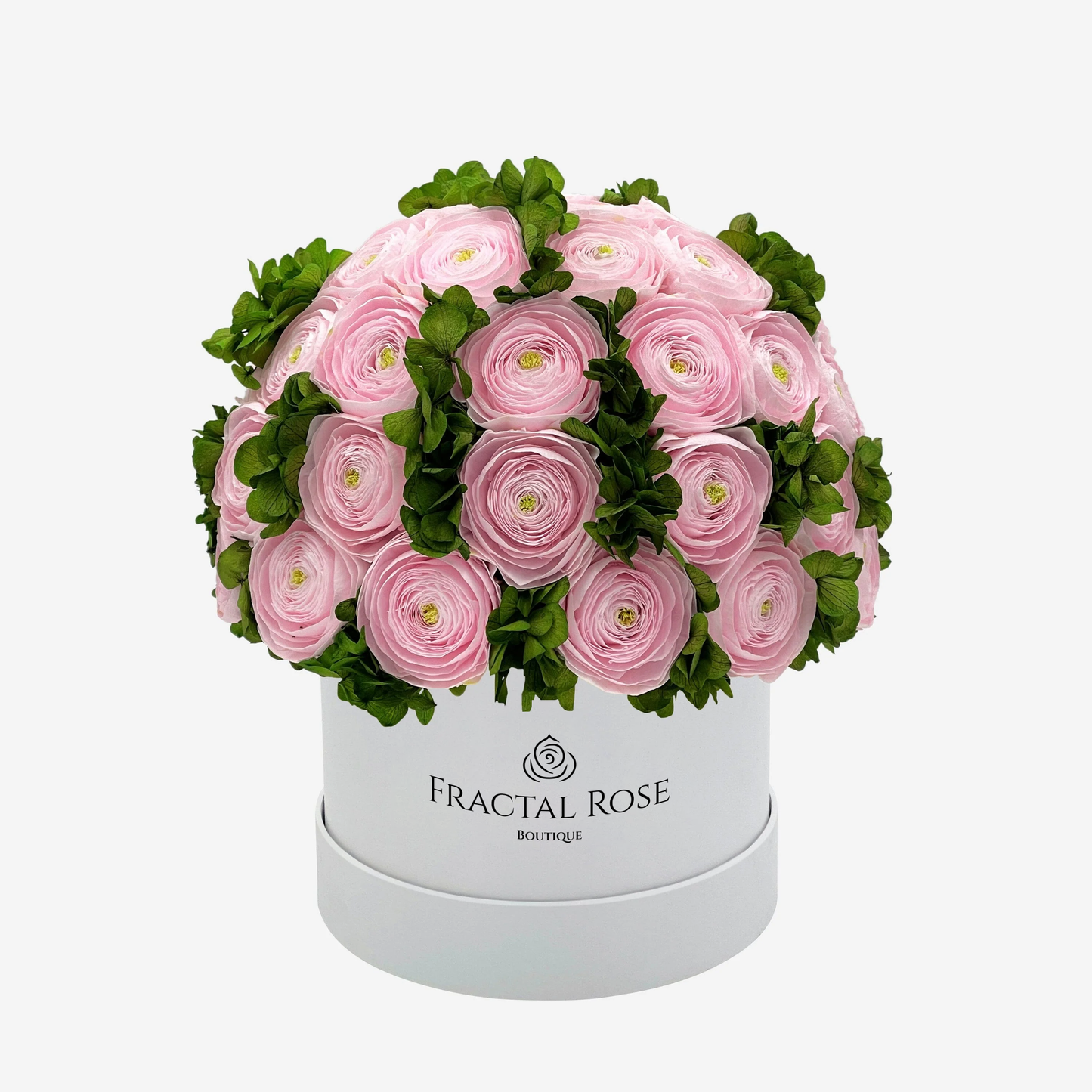 Le Majestic Grand - Luxury Preserved Roses - Circular Box - 50 Eternal Roses - Elegance and Grandeur - Opulent Floral Arrangement - Fractal Rose Collection